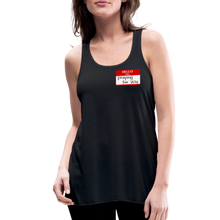 Load image into Gallery viewer, HELLO I AM praying for you Women’s Flowy Tank Top by Bella - black
