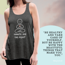 Load image into Gallery viewer, Namaste and Love Myself Women's Flowy Tank Top