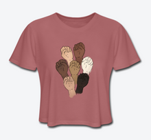 Load image into Gallery viewer, Black Lives Matter Women's Cropped Tee