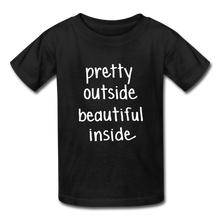 Load image into Gallery viewer, Beautiful Inside Youth T-Shirt - black