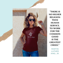 Load image into Gallery viewer, She Talks To Angels Women's Relaxed Fit Tee